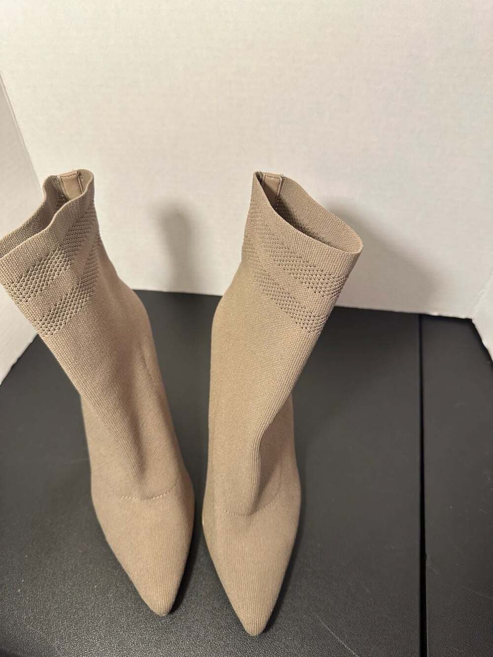 Steve Madden Cookie Stiletto Sock Booties